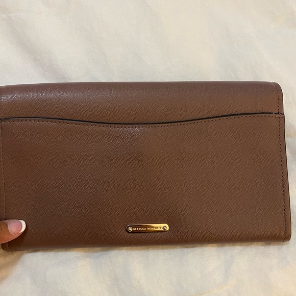 NWOT REBECCA MINKOFF Mauve Clutch with Gold Hardware - Picture 12 of 12